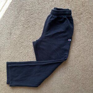 Champion Sweatpants Mens XL 34x32 Straight Leg Elastic Waist Navy Blue Mid Rise